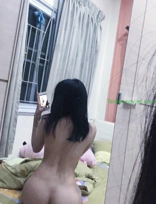 Ảnh Gái tóc ngắn cute khoe ngực sexy với áo xuyên thấu