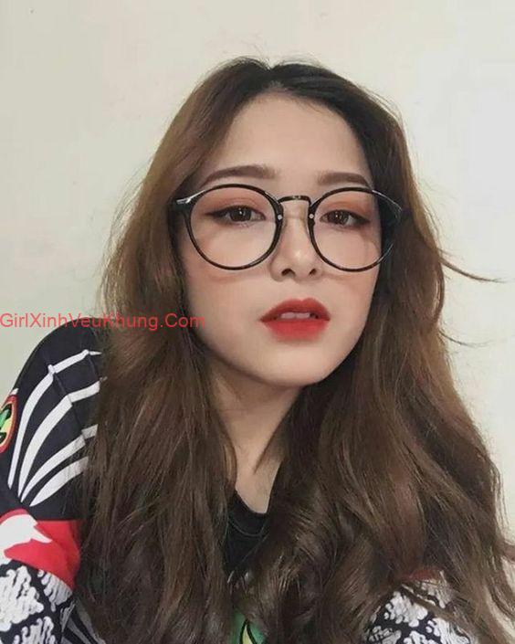 Hình ảnh girl XINH ĐEO KÍNH cute đáng yêu